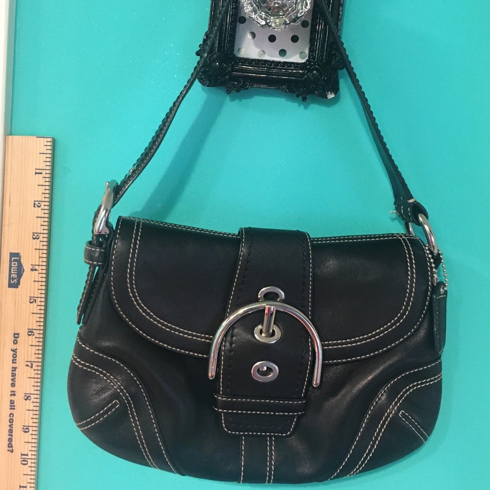 Black Coach handbag vintage